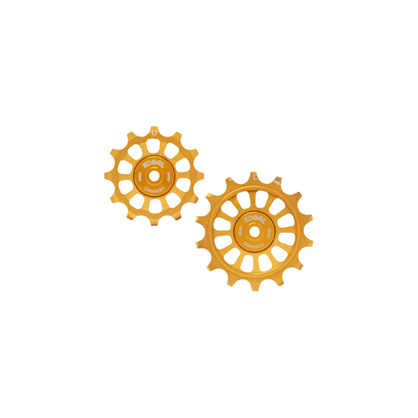 Roldanas 12/14T oversized para SHIMANO R9100 - Road (Gold)