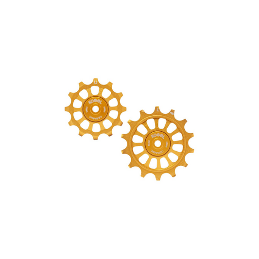 Roldanas 12/14T oversized para SHIMANO R9100 - Road (Gold)