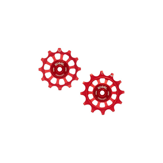 Roldanas Kogel 12/12T para SHIMANO 11 - Cross (Red)