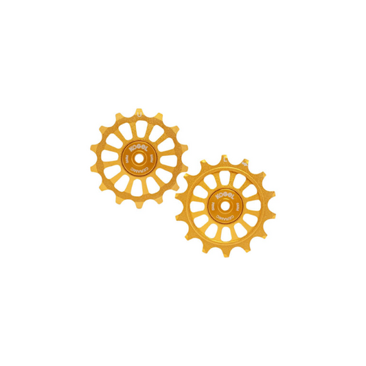 Roldanas Kogel 14/14T para SHIMANO12 - Cross (Gold)